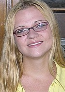 Amateur Blonde Nerd Modeling Nude