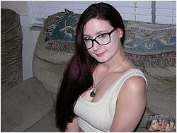 Glasses Wearing Violet Spicy Nude Modeling Pics - Trueamateurmodels.com
